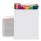 AMZ Rigid Mailers 12.75 x 15 Paperboard Mailers 12 3/4 x 15. Pack of 25 White Photo Mailers. Stay Flat Mailers. No bend Self Sealing. Document Chipboard Envelopes. Mailing Shipping